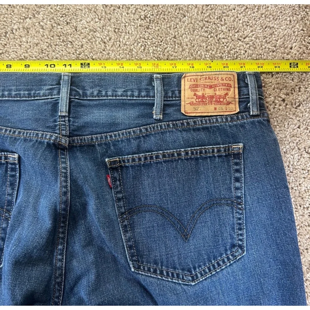 Levis 527 Boot Cut Jeans Men 44x32 100% Cotton Boot Cut Denim Pants